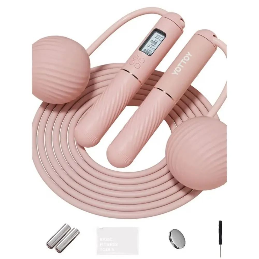 Yottoy SmartโCordless Jump Rope in Pink NWT